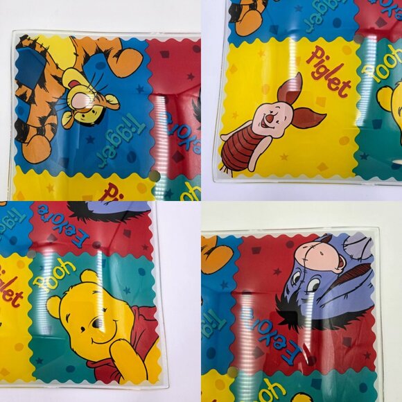 Winnie The Pooh & Friends Vintage Walt Disney Glass Ceiling Light Cover Shade - Picture 14 of 14